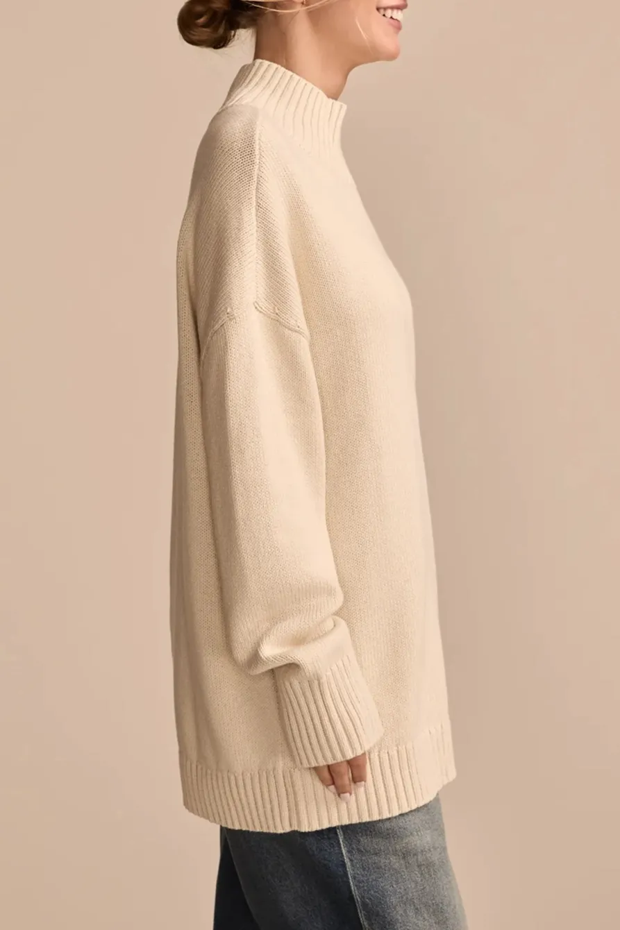 Long Sleeve Intarsia Turtleneck