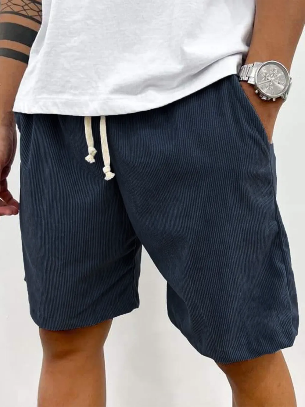 Corduroy Pull On Shorts