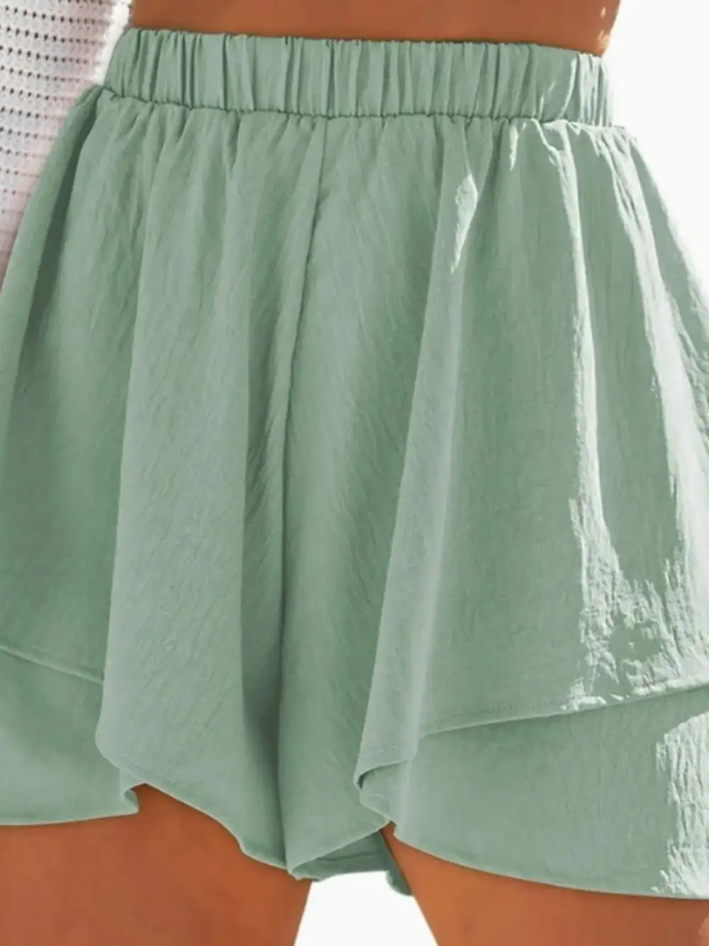 Lounge Elastic Waist Shorts