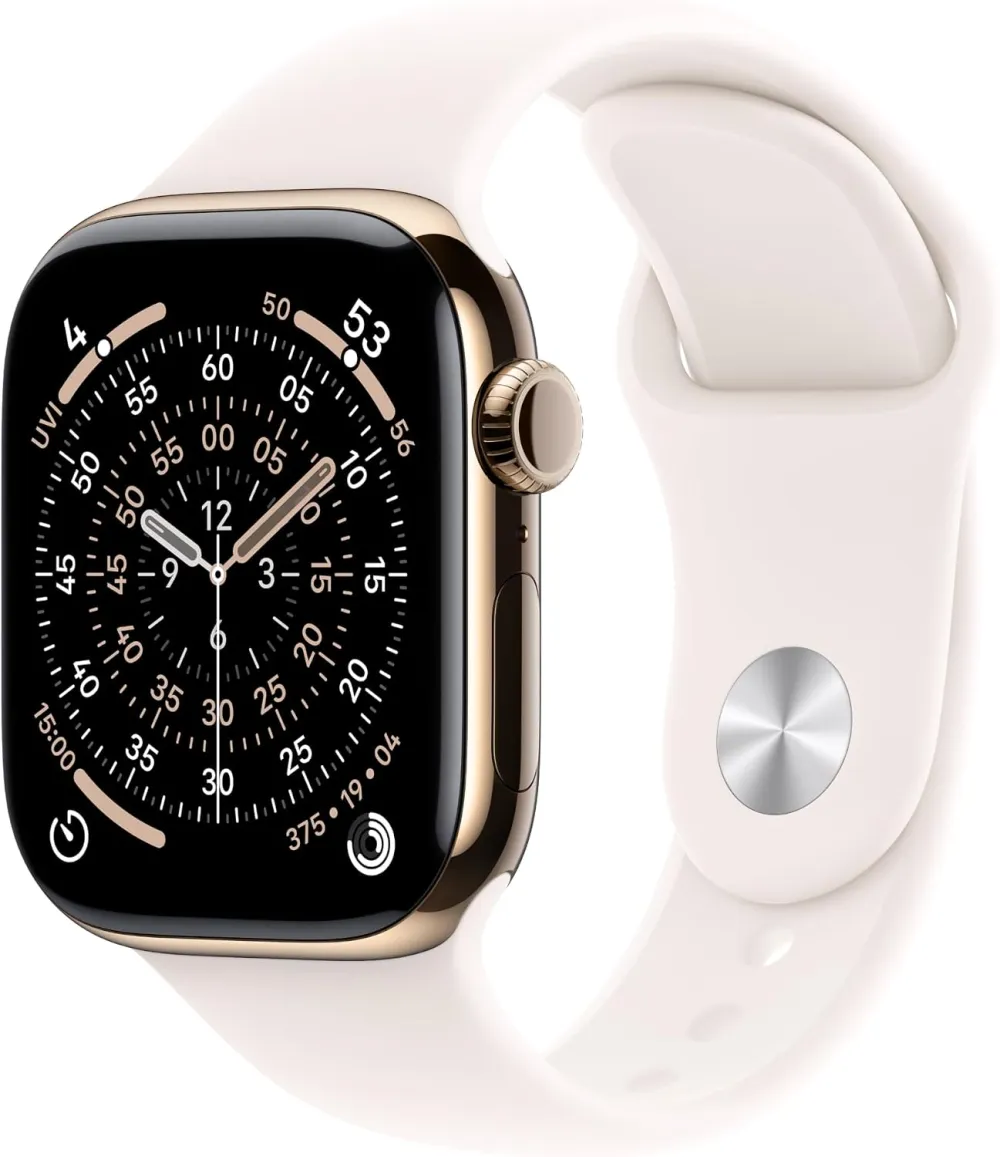 Apple Watch Series 11 [GPS 42mm] Smartwatch with Jet Black Aluminum Case with Black Sport Band - S/M. Sleep Score, Fitness Tracker, Health Monitoring, Always-On Display, Water Resistant