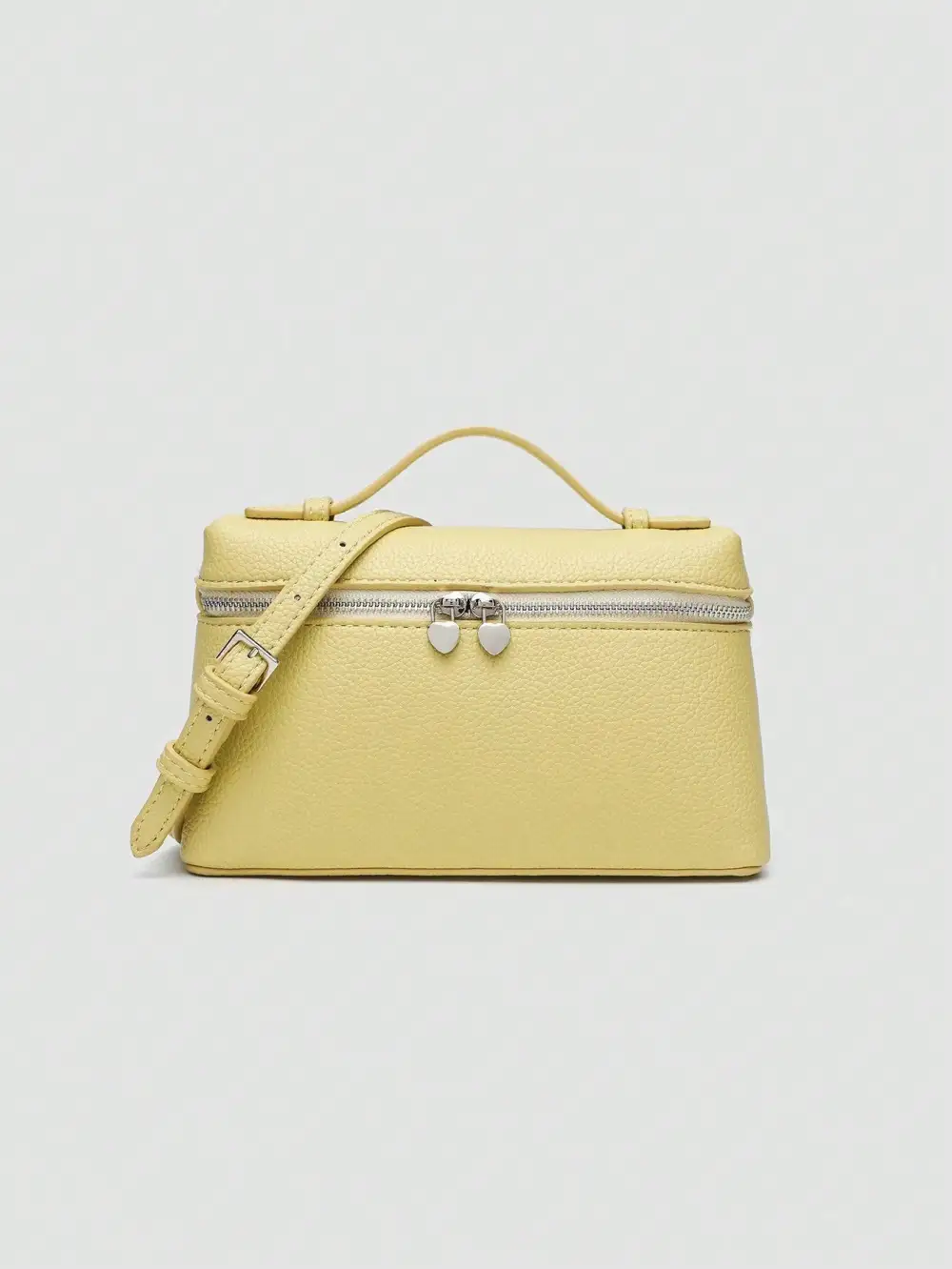 Litchi Grain PU Square Crossbody Bag
