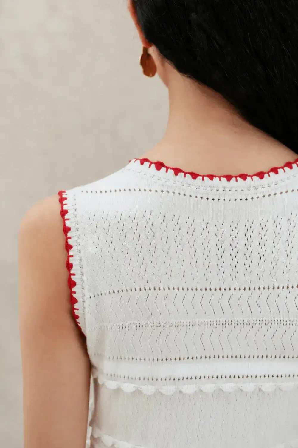 Embroidered Layered Cotton Cashmere Maxi Dress