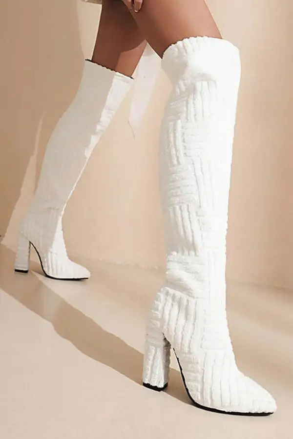 Graphic Print Boots