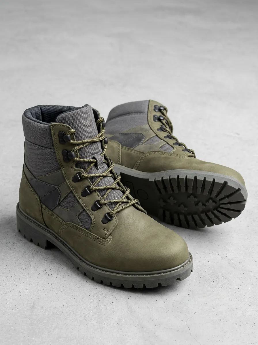 Unisex Tactical Military Style Print Work Boots