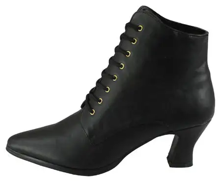 Women's Classic Country Lace Up Faux Leather Ankle Boots