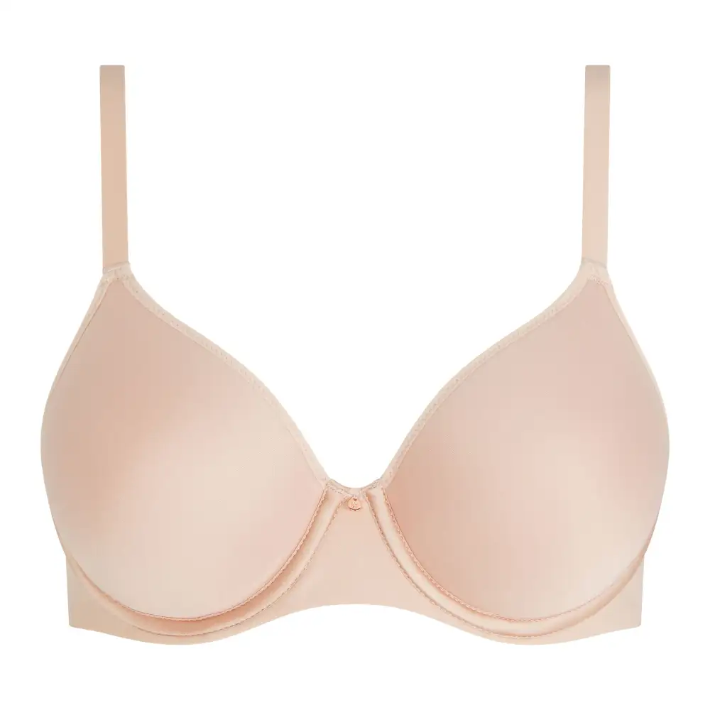 Women's Spacer Molded Padded Racerback Adjustable Straps Breathable Smoothing Bra