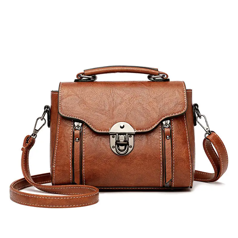 Slim Compact Square Crossbody Bag
