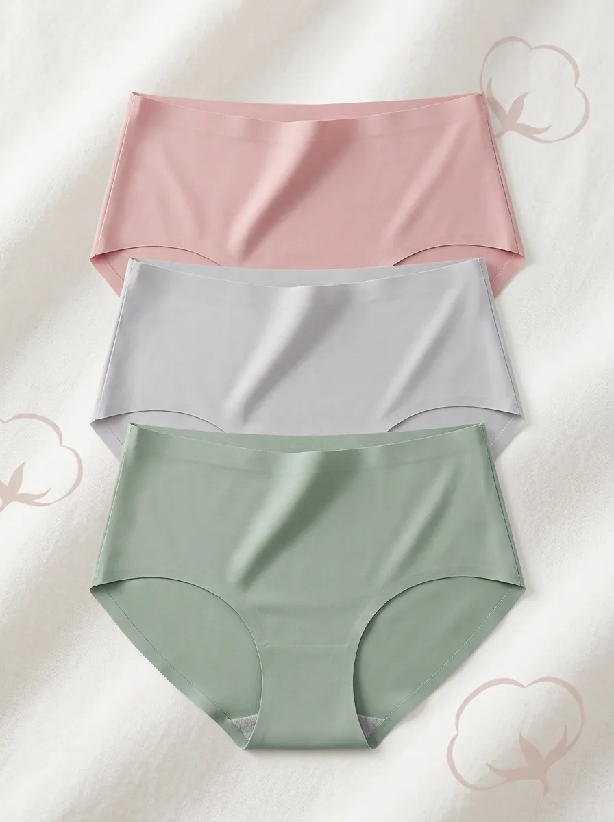 Casual Practical Three Pack Panties