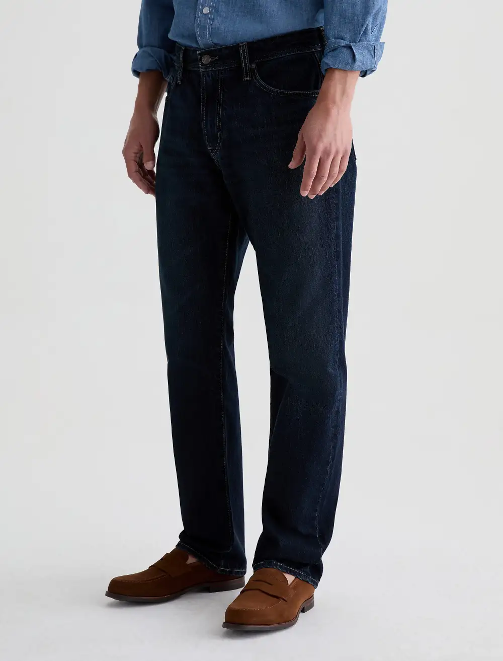 Men's Relaxed Tapered Rigid Jeans