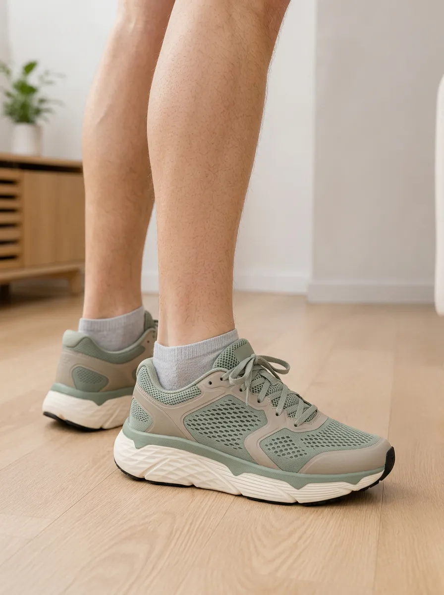 Men's Sprint Mesh Breathable Athletic Printed Sneakers