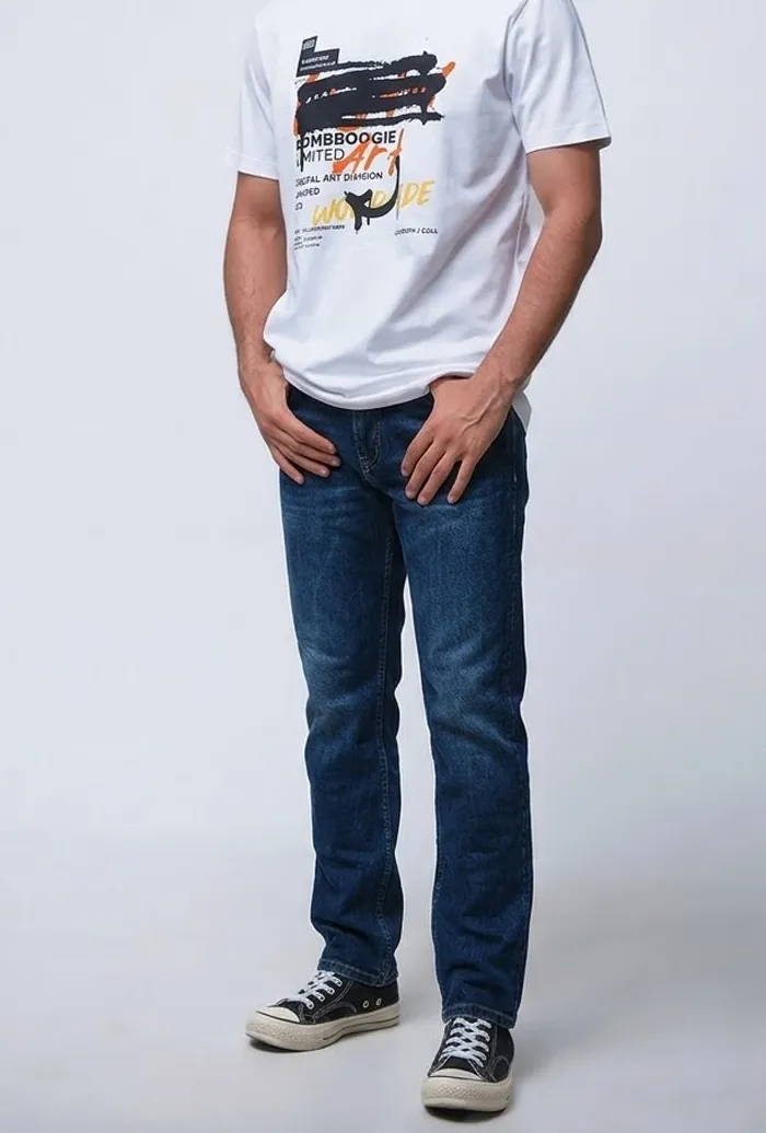 Men's Hand Finished Slim Fit Jeans