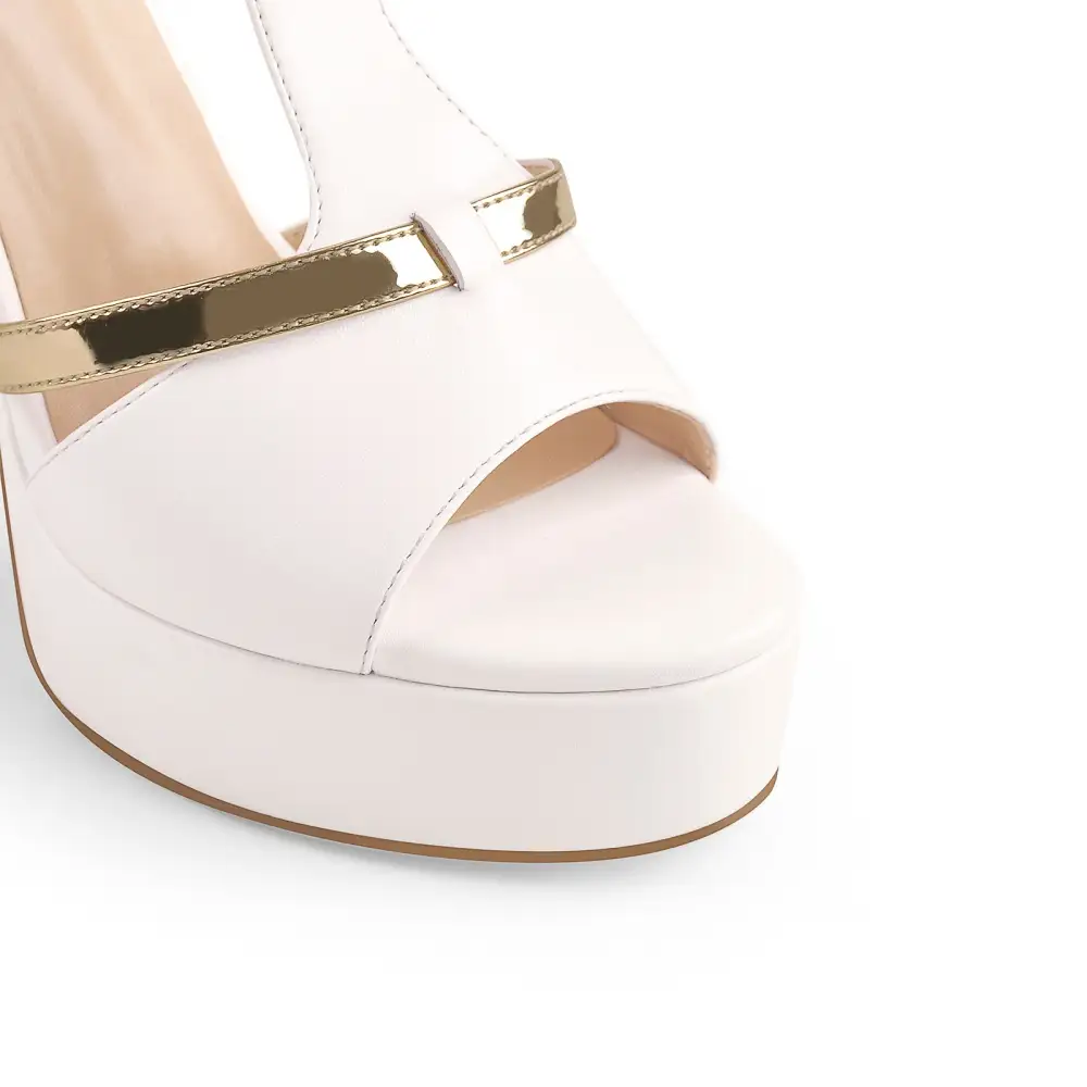 T-Strap Platform High Heel Sandals