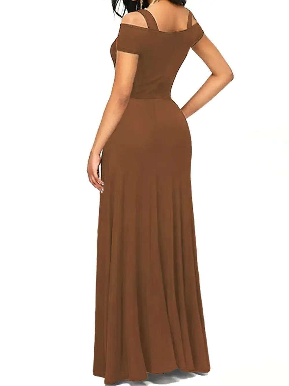 Wearable Cut Slit Maxi Dress