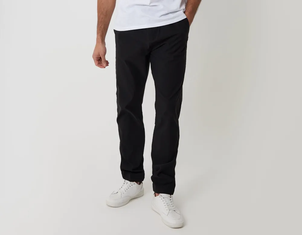 Men's Black Slim-Fit Stretch Pants