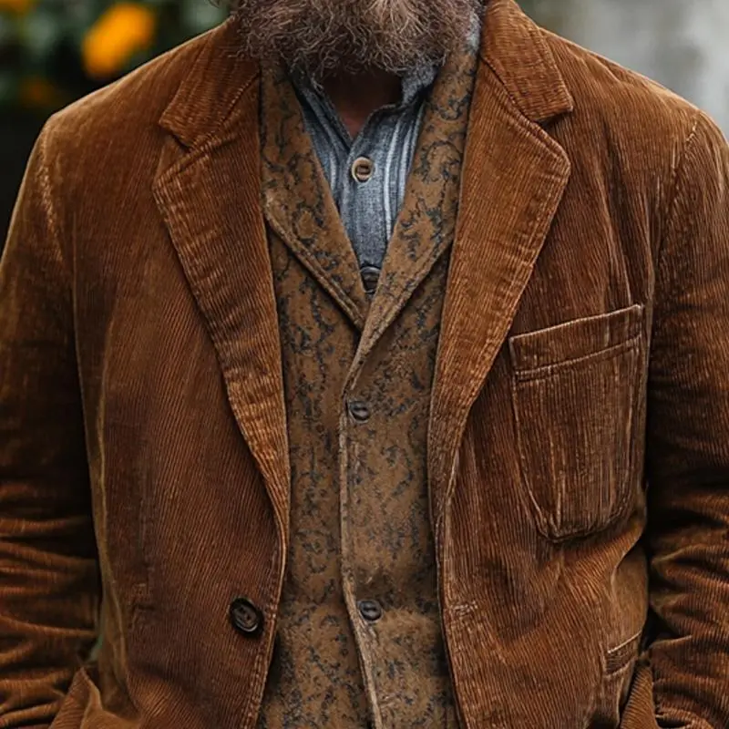 Corduroy Tailored Blazer