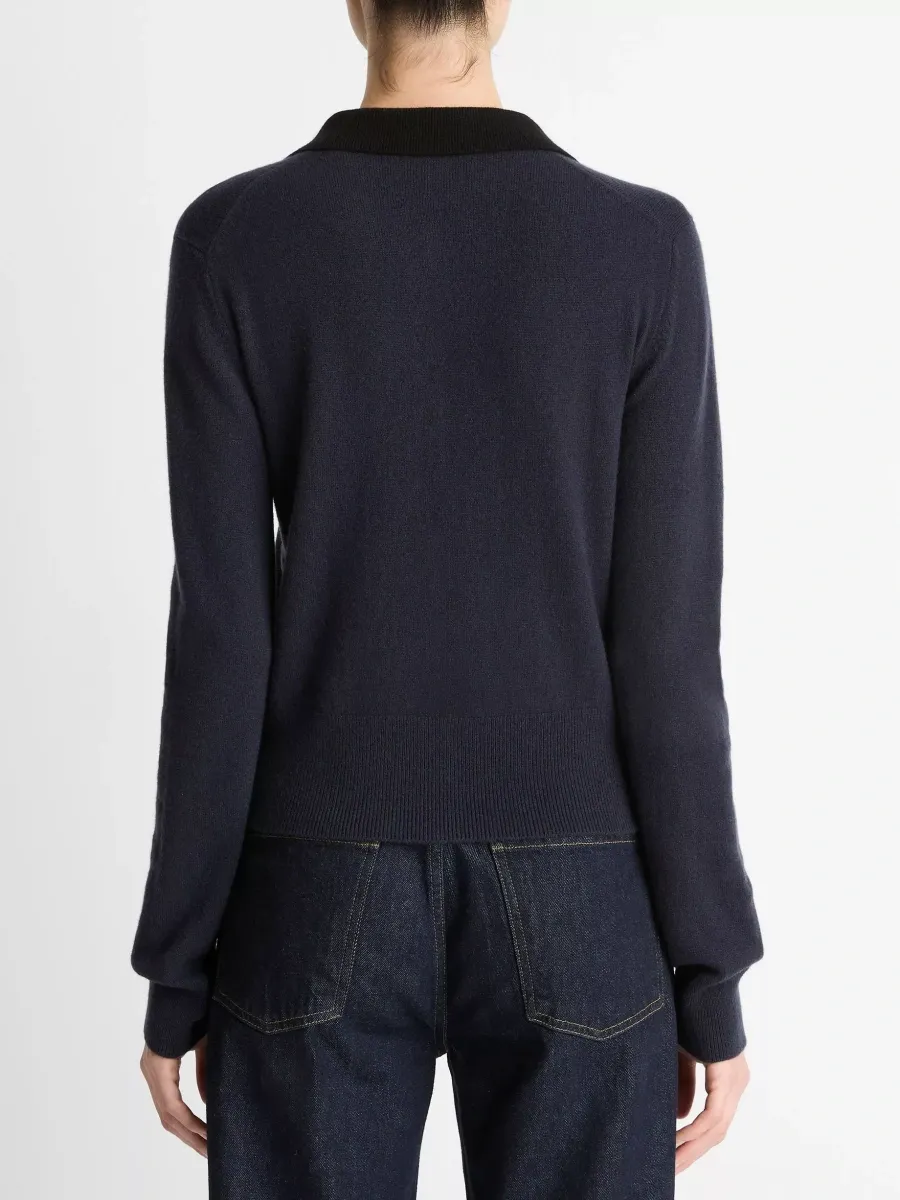 Collared Knit Cardigan