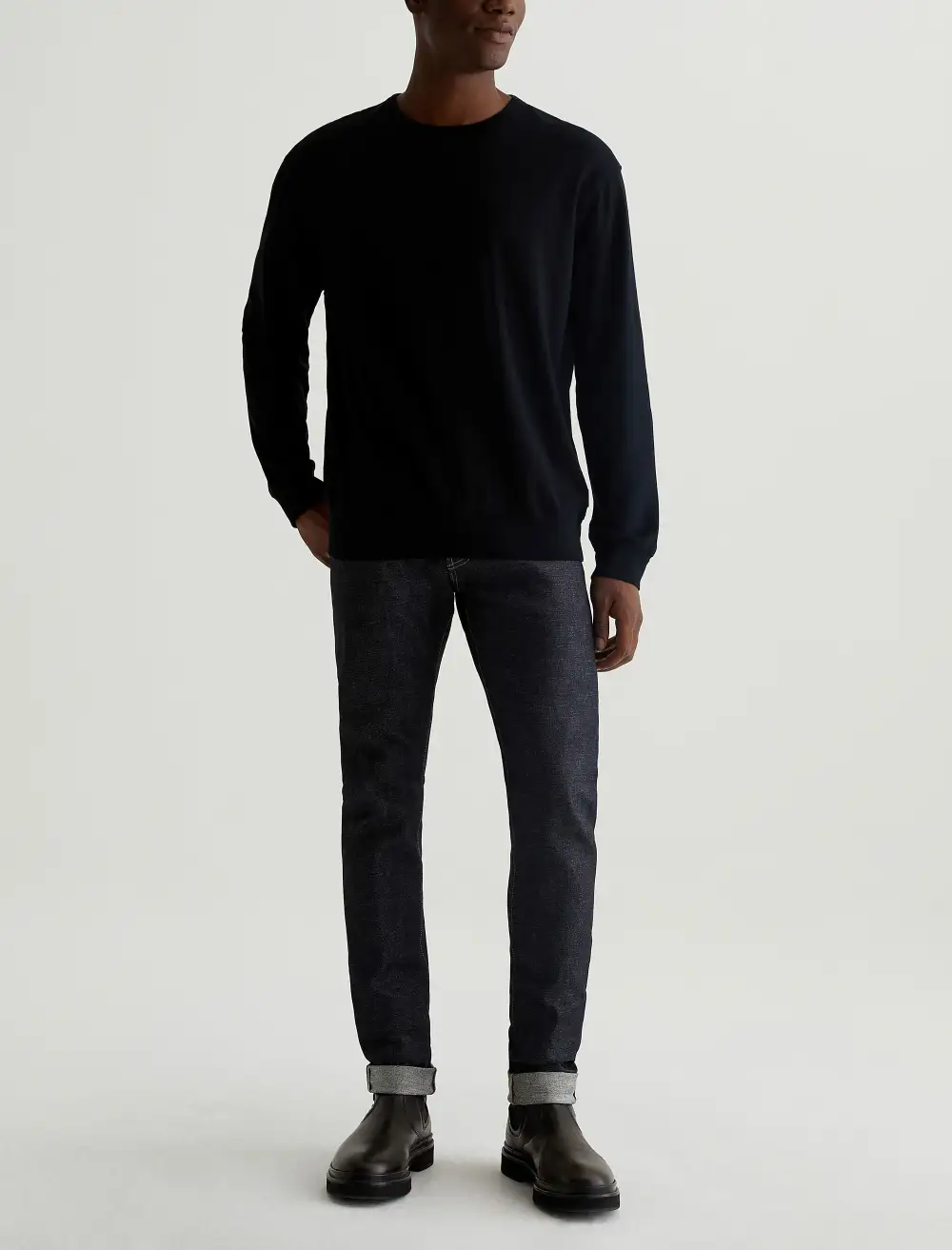 Men's Twill Crewneck Sweatshirt