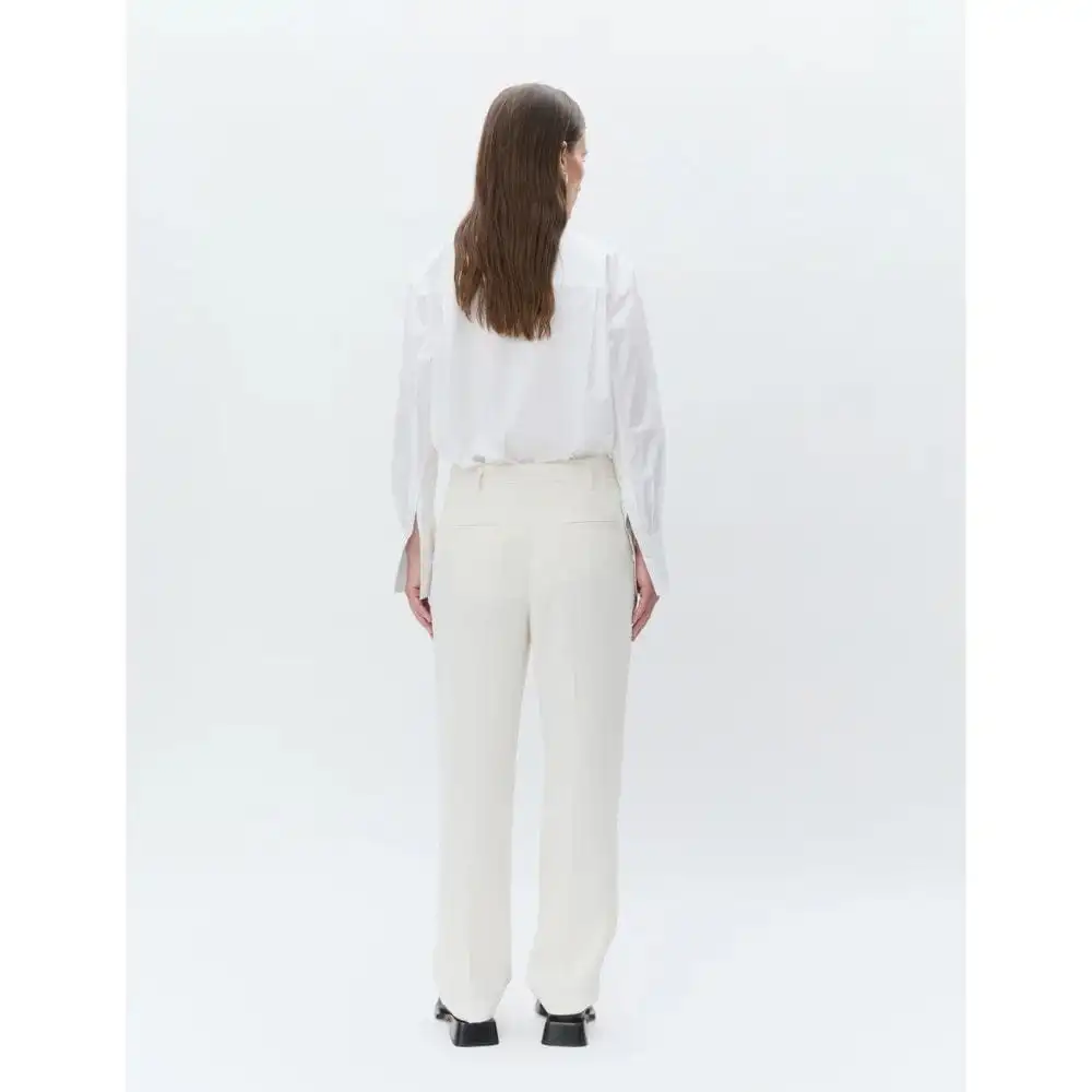 Modern Straight-Leg Cropped Women's Trousers
