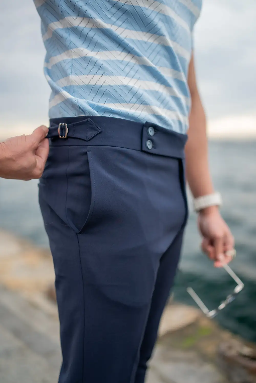 Contemporary Slim Fit Refined Chino Trousers