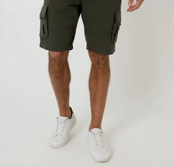 Forest Green Cargo Shorts