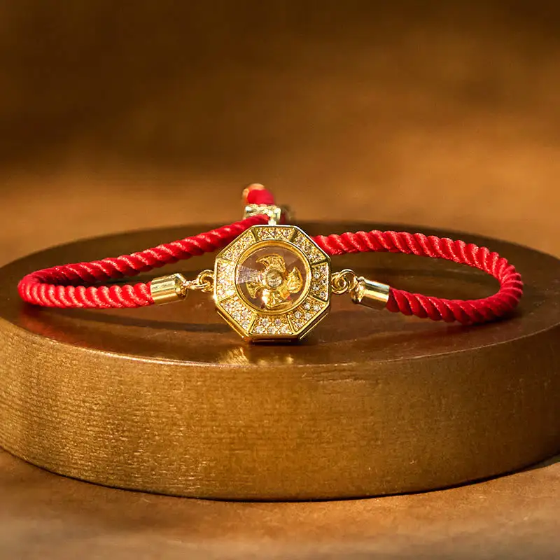 Copper Brass Rotatable Windmill Bracelet