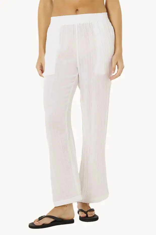 Soft Cotton Smocked Pants