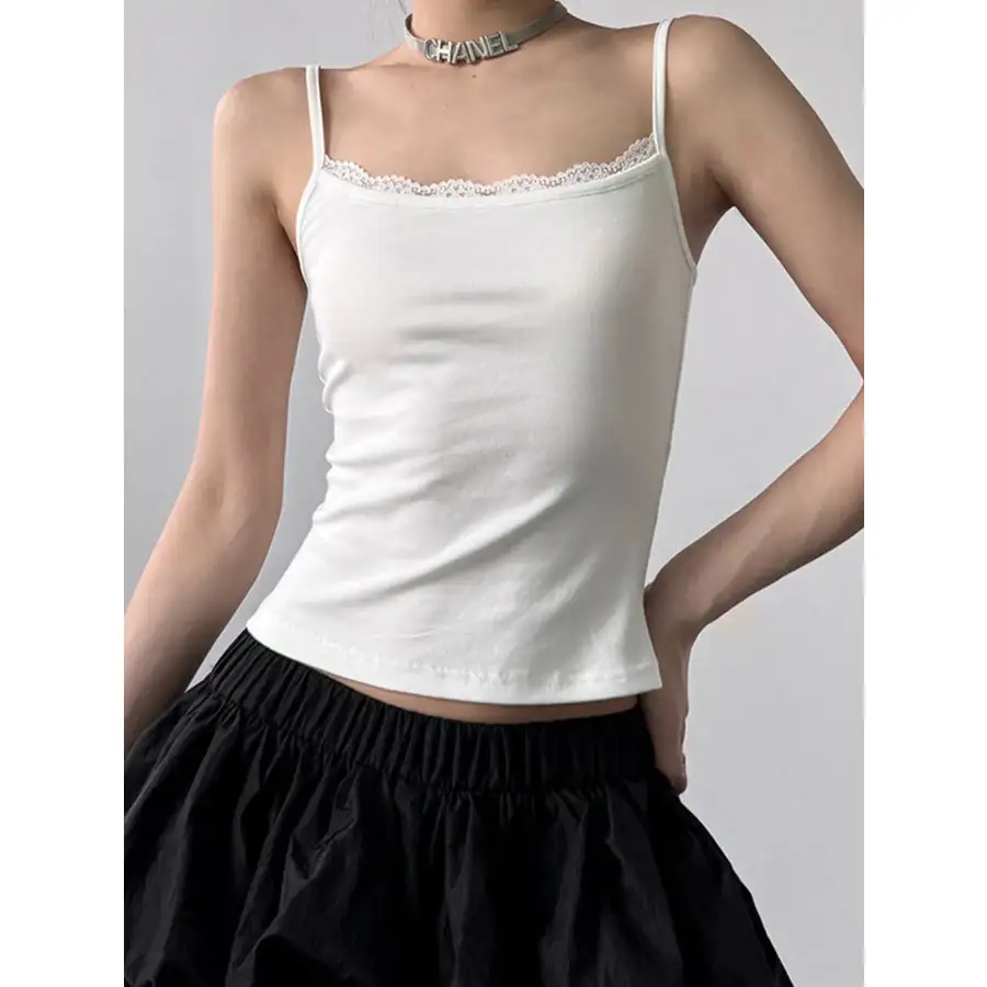 Lace Trim Camisole Top