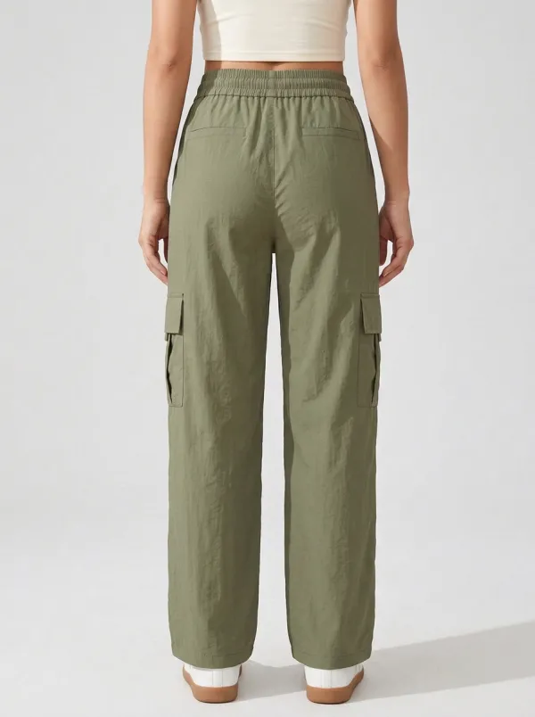 Drawstring Breathable Cargo Pants
