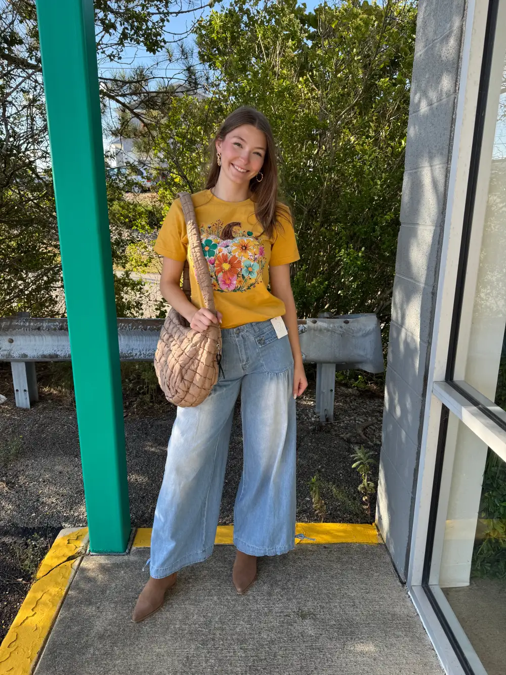 Denim Ankle Length Drawstring Jeans