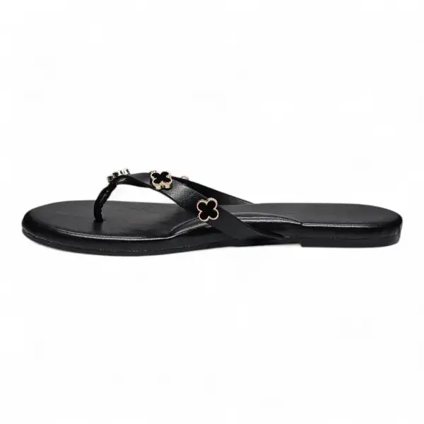 Squishy Clover Charms Thong Slide Sandals