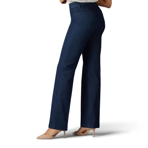 Women's Ultra Lux Comfort with Flex Motion Dark Blue Trouser