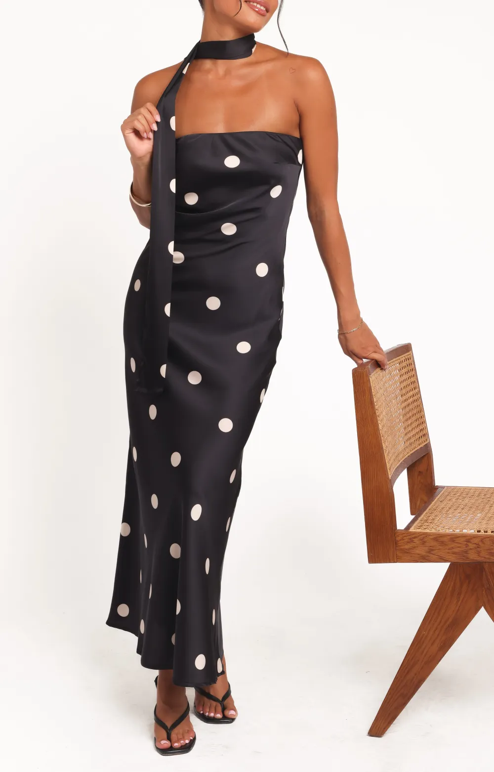 Polka Dot Maxi Dress