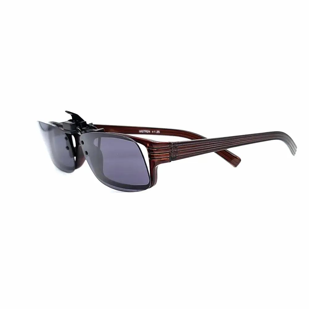 Large 58mm Polarized Flip-Up Clip-On Sunglasses