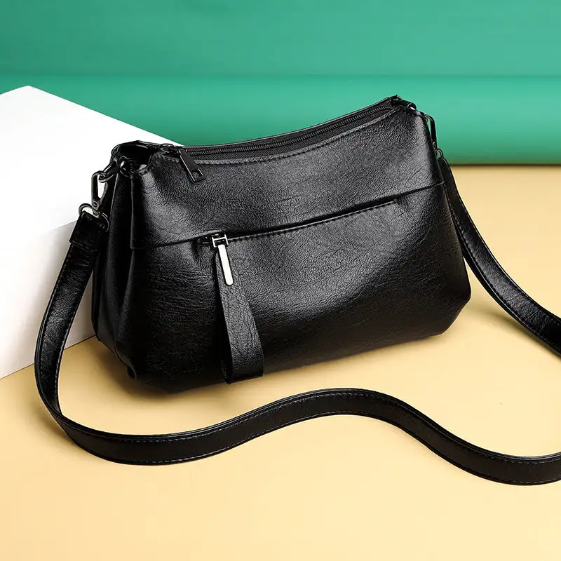 Textured Minimal Crossbody Bag