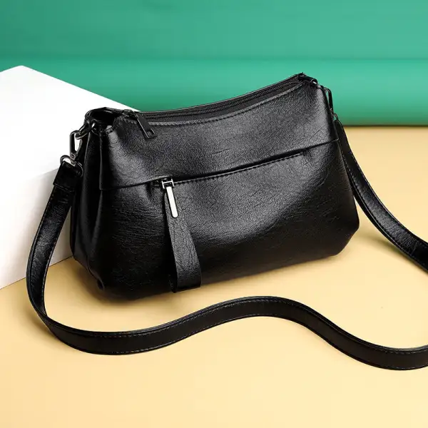 Textured Minimal Crossbody Bag