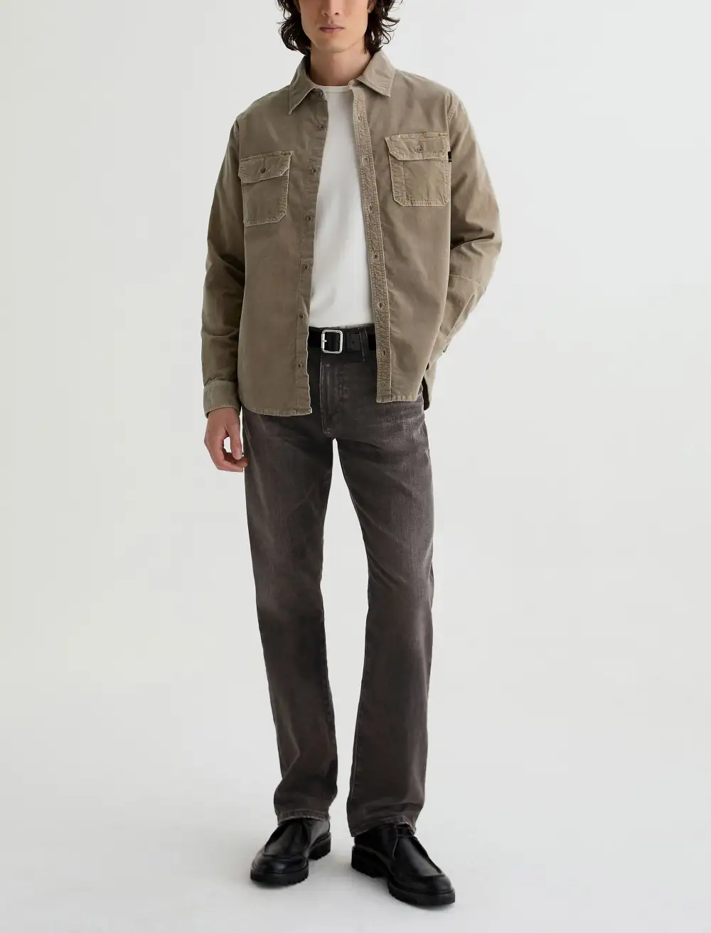 Men's Classic Straight Mid Rise Zip Fly Jeans