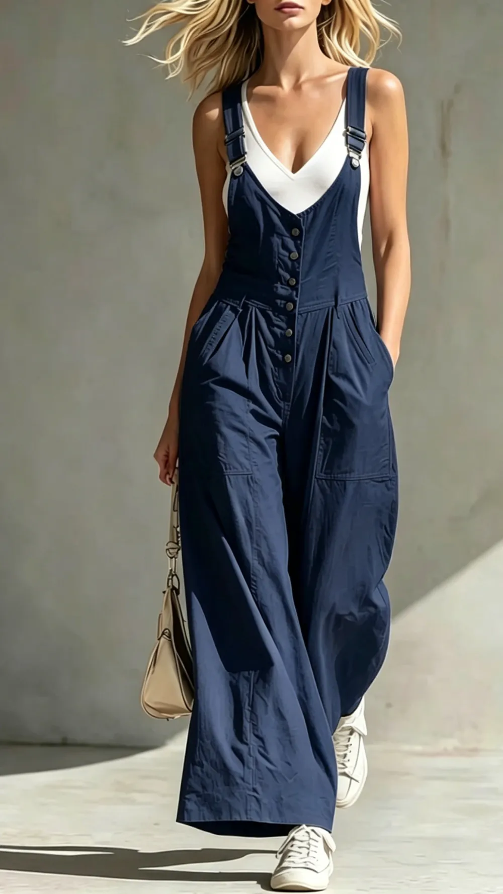 One Piece Utility Jumpsuit
