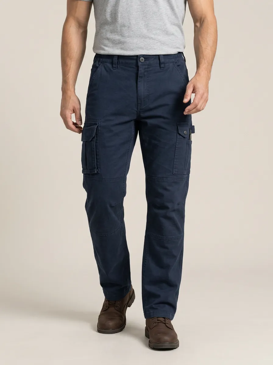 Men's Hardwearing Jobsite Utility Multi-Pocket Work Pants