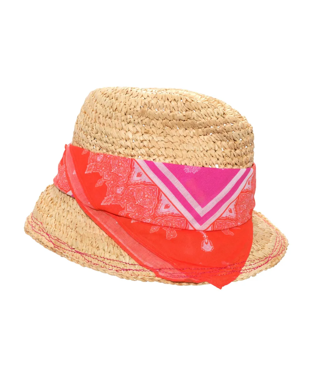 Casual Style Art Graphic Raffia Hat