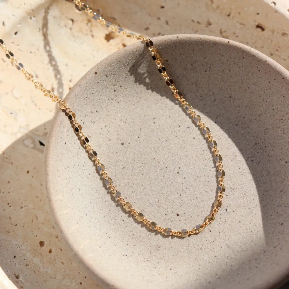 Classic Fine Link Layering Necklace
