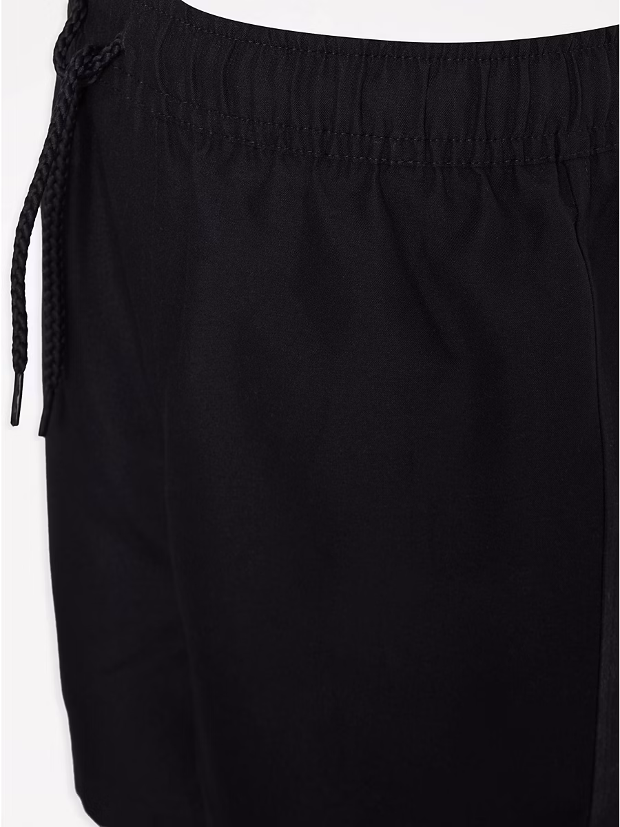 Black Drawcord Boys School Swim Shorts detail 2
