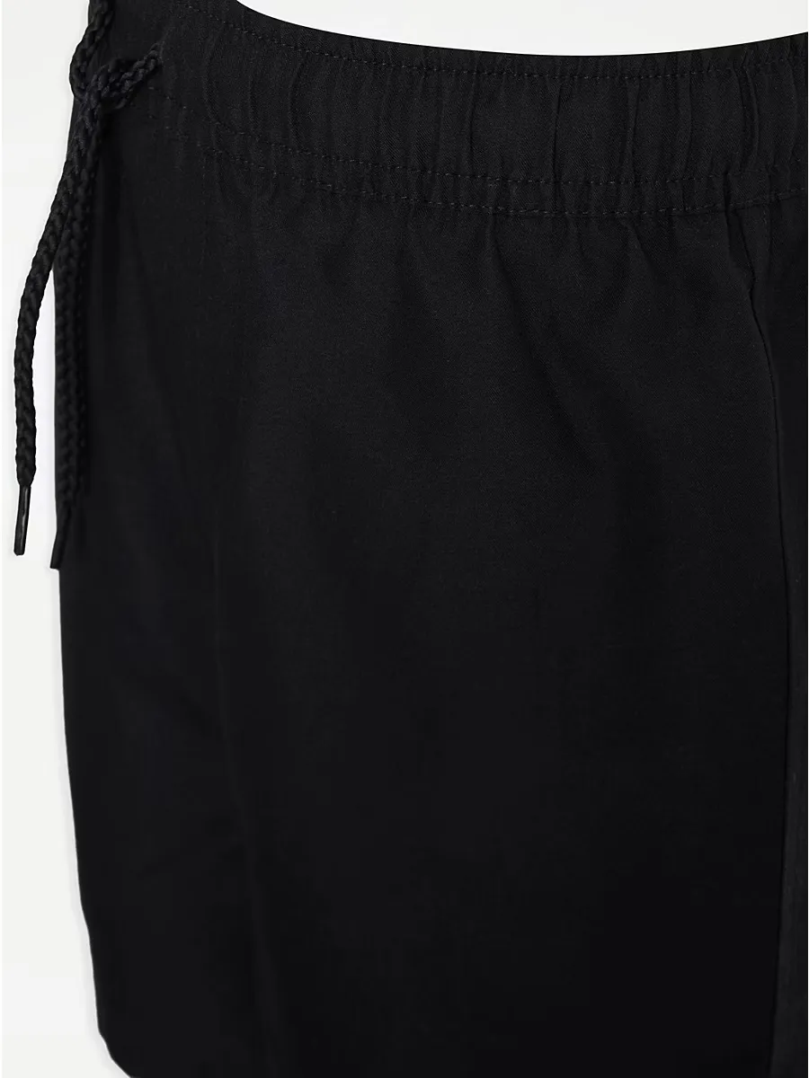 Black Drawcord Boys School Swim Shorts