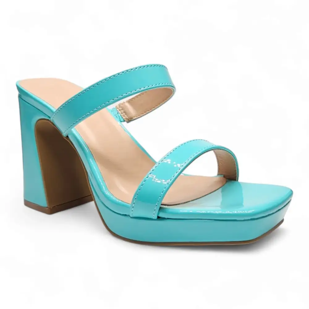 React Square Toe Platform Heel