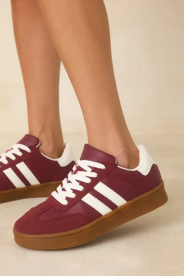 Textured Suede Sneakers