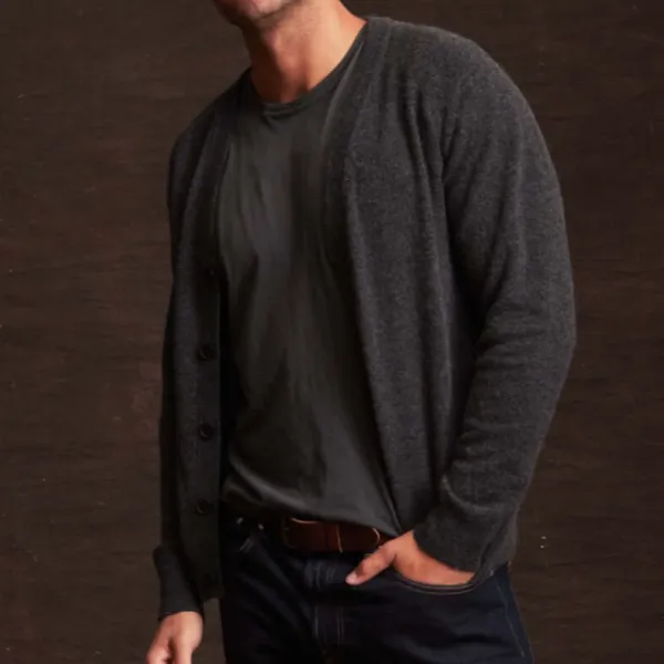 Men's Textured Classic Sweater