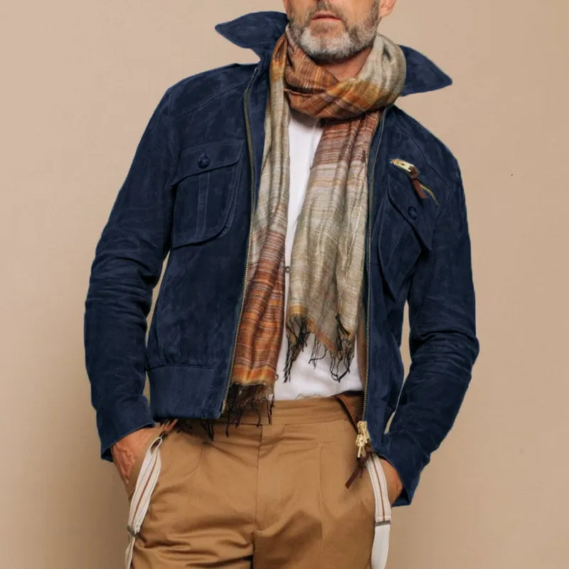 Textured Suede Jacket