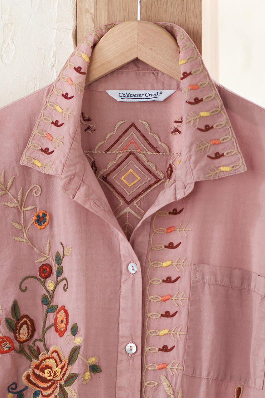Santa Rosita Embroidered Shirt