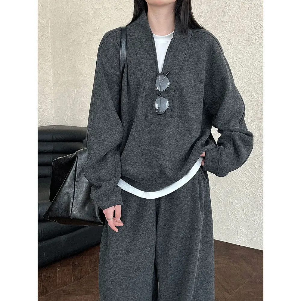 Fleece Hoodie Sweatpants Set