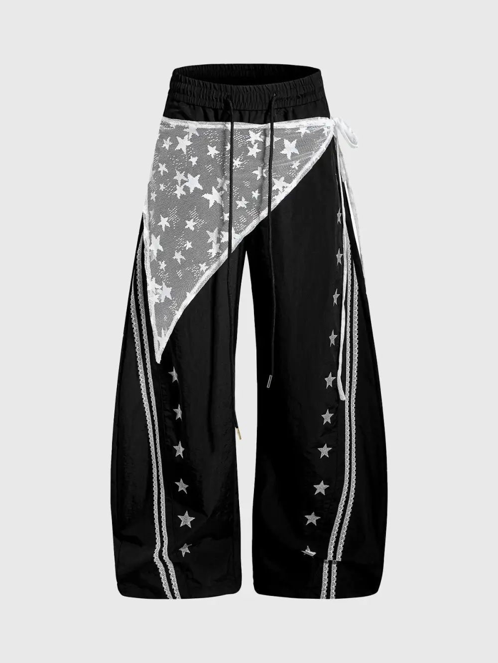 Street-Style Barrel-Leg Pants