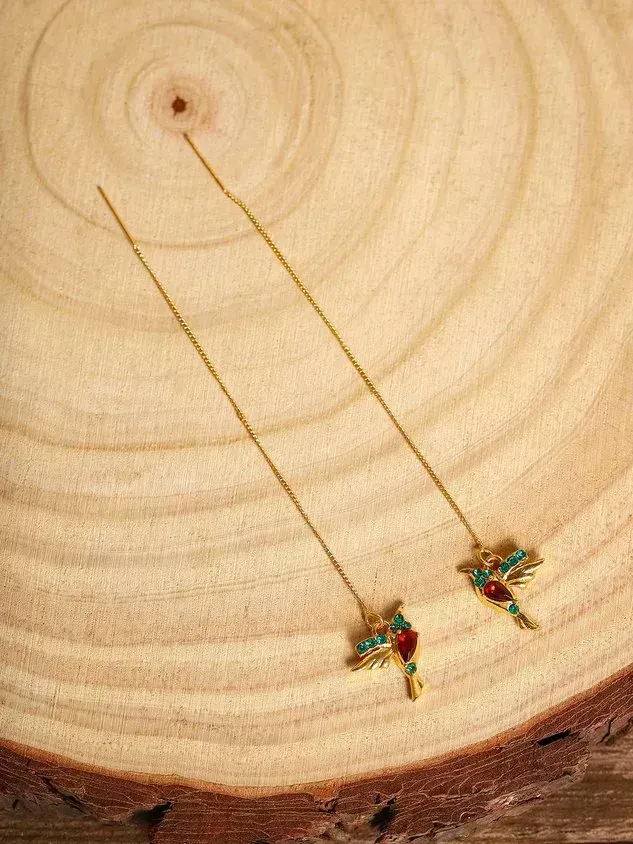 Bejeweled Bird Earrings(⚡Clearance Sale)